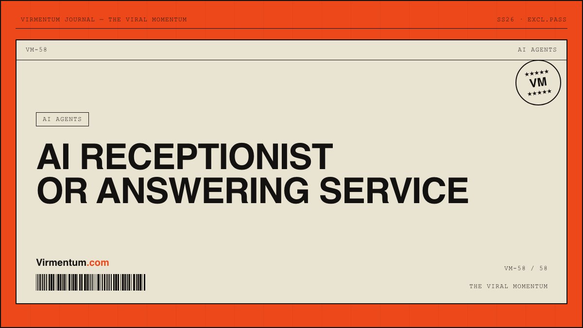 AI Receptionist vs Answering Service: Which One Fits Your Business
